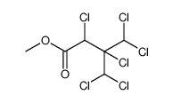 Butanoic acid, 2,3,4,4-tetrachloro-3-(dichloromethyl)-, methyl ester Structure