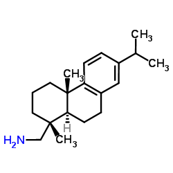 ((1S,4AS,10AR)-7-ISOPROPYL-1,4A-DIMETHYL-1,2,3,4,4A,9,10,10A-OCTAHYDROPHENANTHREN-1-YL)METHANAMINE structure