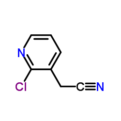 (2-Chloro-3-pyridinyl)acetonitrile structure