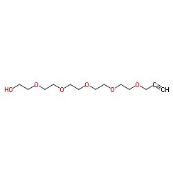 Propargyl-PEG5-OH结构式