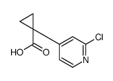 1-(2-Chloropyridin-4-yl)cyclopropanecarboxylic acid structure