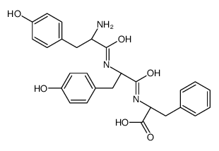 TYR-TYR-PHE ACETATE structure