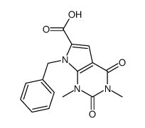 7-Benzyl-1,3-dimethyl-2,4-dioxo-2,3,4,7-tetrahydro-1H-pyrrolo[2,3-d]pyrimidine-6-carboxylic acid picture