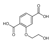 1,4-BENZENEDICARBOXYLIC ACID, 2-(2-HYDROXYETHOXY)- Structure