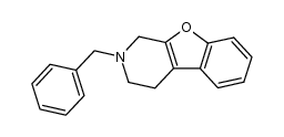 2-Benzyl-1,2,3,4-tetrahydrobenzofuro[2,3-c]pyridine Structure