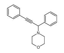 4-(1,3-diphenylprop-2-ynyl)morpholine Structure