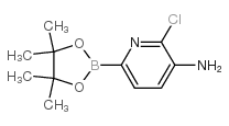 2-Chloro-6-(4,4,5,5-tetramethyl-1,3,2-dioxaborolan-2-yl)pyridin-3-amine Structure