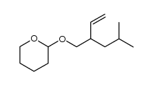 2-((4-methyl-2-vinylpentyl)oxy)tetrahydro-2H-pyran结构式