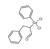 2-(dichloro(phenyl)-l4-selanyl)-3-phenylpropanal Structure