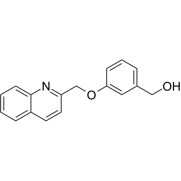 [3-(quinolin-2-ylmethoxy)phenyl]methanol Structure