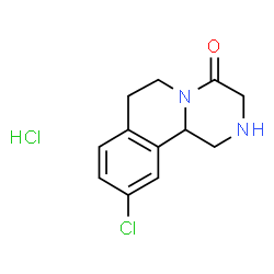 10-CHLORO-2,3,6,7-TETRAHYDRO-1H-PYRAZINO[2,1-A]ISOQUINOLIN-4(11BH)-ONEHYDROCHLORIDE Structure