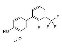 4-[2-fluoro-3-(trifluoromethyl)phenyl]-2-methoxyphenol Structure