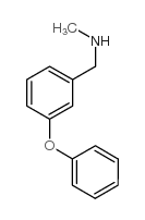 N-甲基-3-苯氧基苄胺结构式