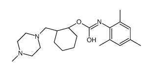 [(1R,2S)-2-[(4-methylpiperazin-1-yl)methyl]cyclohexyl] N-(2,4,6-trimethylphenyl)carbamate结构式