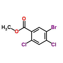 5-Bromo-2,4-dichloro-benzoic acid methyl ester Structure