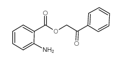 2-OXO-2-PHENYLETHYL 2-AMINOBENZOATE Structure