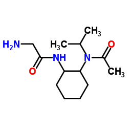 N-{2-[Acetyl(isopropyl)amino]cyclohexyl}glycinamide结构式