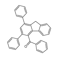 4-Benzoyl-1,3-diphenyl-fluoren结构式