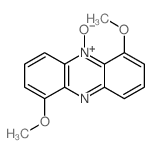 1,6-dimethoxy-5-oxidophenazin-5-ium结构式