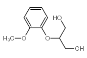 2-(2-methoxyphenoxy)propane-1,3-diol Structure