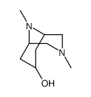 3,9-Diazabicyclo[3.3.1]nonan-7-ol,3,9-dimethyl-,endo-(9CI)结构式