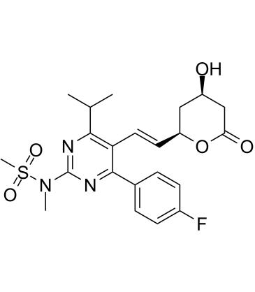 (3R,5R)-Rosuvastatin Lactone Structure