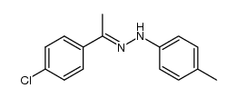 1-(1-(4-chlorophenyl)ethylidene)-2-(p-tolyl)hydrazine结构式