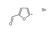 5-trimethylstannylfuran-2-carbaldehyde结构式