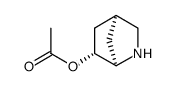 2-Azabicyclo[2.2.1]heptan-6-ol,acetate(ester),(1S-exo)-(9CI) structure