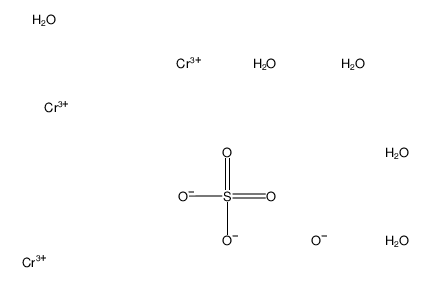 CHROMIC SULFATE HEXAHYDRATE结构式