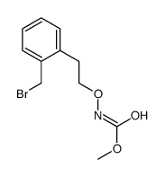 methyl N-[2-[2-(bromomethyl)phenyl]ethoxy]carbamate Structure