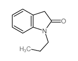 2H-Indol-2-one,1,3-dihydro-1-propyl- Structure