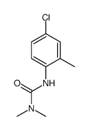 3-(4-chloro-2-methylphenyl)-1,1-dimethylurea Structure