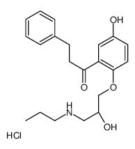 (S)-5-Hydroxy Propafenone Hydrochloride结构式