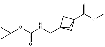 Methyl3-(((tert-butoxycarbonyl)amino)methyl)bicyclo[1.1.1]pentane-1-carboxylate picture