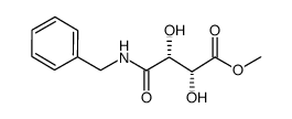 methyl (2R,3R)-4-(N-benzylcarbamoyl)-2,3-dihydroxybutyrate结构式