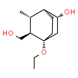 Bicyclo[2.2.2]octane-2-methanol, 1-ethoxy-5-hydroxy-3-methyl-, (1alpha,2alpha,3ba,4ba,5ba)- (9CI) Structure