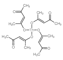 acetylacetone, thorium derivative Structure