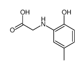 2-(2-hydroxy-5-methylanilino)acetic acid结构式