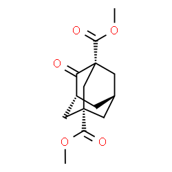 4-Oxo-1,3-adamantanedicarboxylic acid dimethyl ester Structure