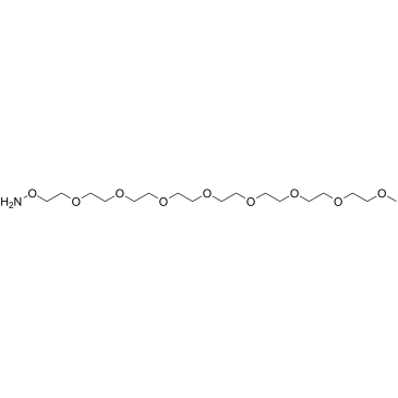 Aminooxy-PEG8-methane图片