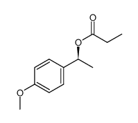 (S)-1-(4-methoxyphenyl)ethyl propionate Structure