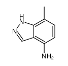 1H-Indazol-4-amine,7-methyl-(9CI) Structure