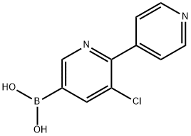 5-Chloro-6-(pyridin-4-yl)pyridine-3-boronic acid picture