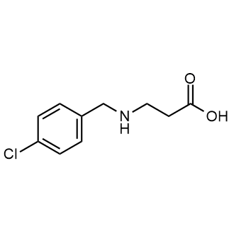 3-((4-氯苄基)氨基)丙酸结构式