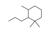 2-propyl-1,1,3-trimethylcyclohexane Structure