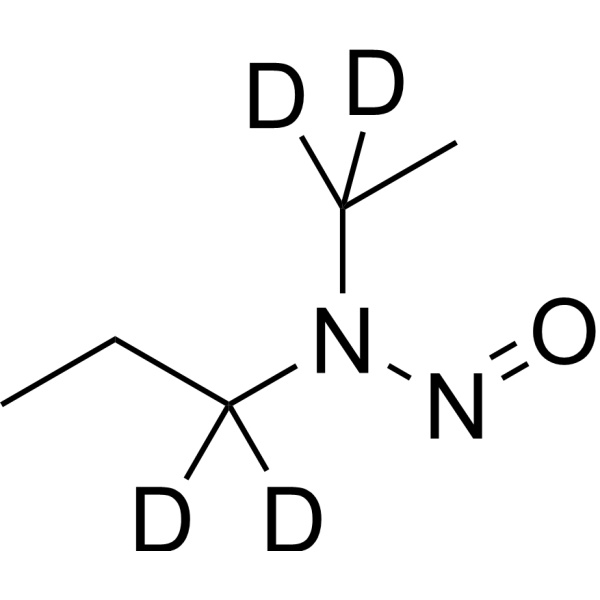 N-Ethyl-N-nitroso-1-propanamine-d4 Structure