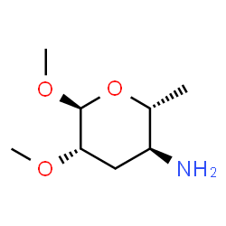 alpha-D-arabino-Hexopyranoside, methyl 4-amino-3,4,6-trideoxy-2-O-methyl- (9CI)结构式