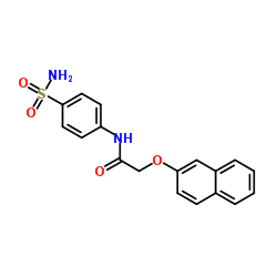 2-(2-Naphthyloxy)-N-(4-sulfamoylphenyl)acetamide结构式