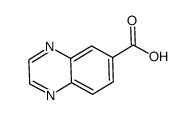 6-QUINOXALINECARBOXYLIC ACID Structure